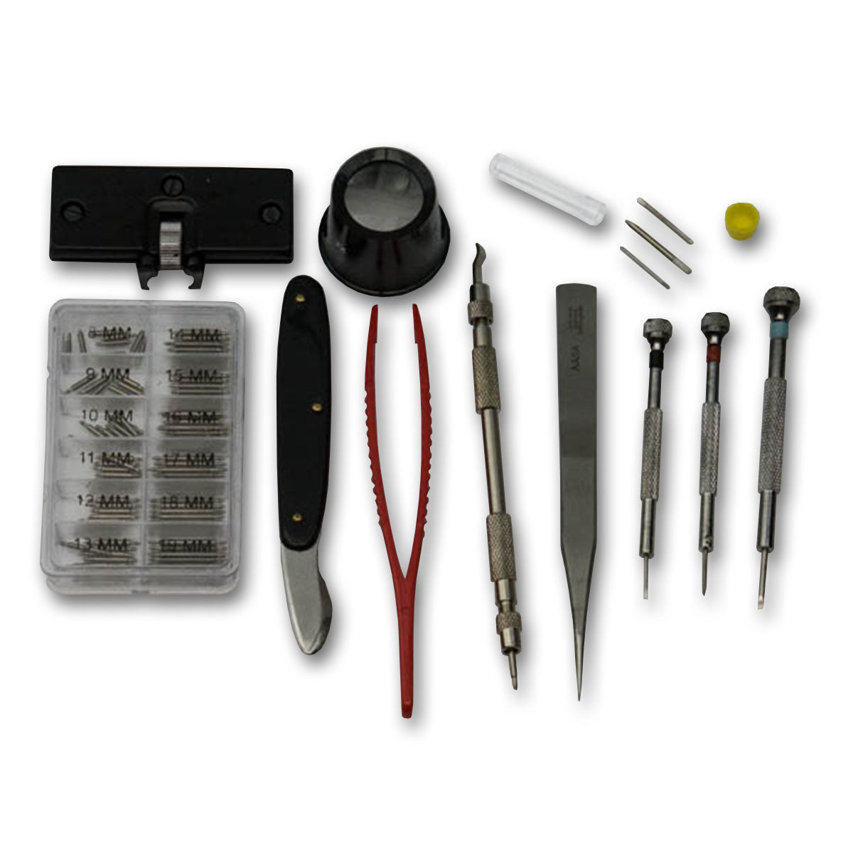 Euro watchmakers tool kit watch repair tools kit case back remover screwdrivers