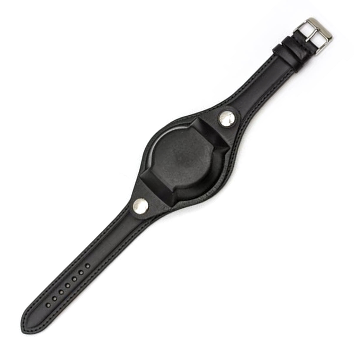 PREMIUM MILITARY LEATHER STRAP & COVER 20mm black brown watch straps cuff army