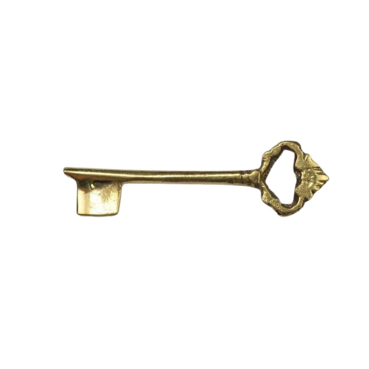 ORNAMENTAL BRASS KEY long case grandfather clock or furniture sideboards display