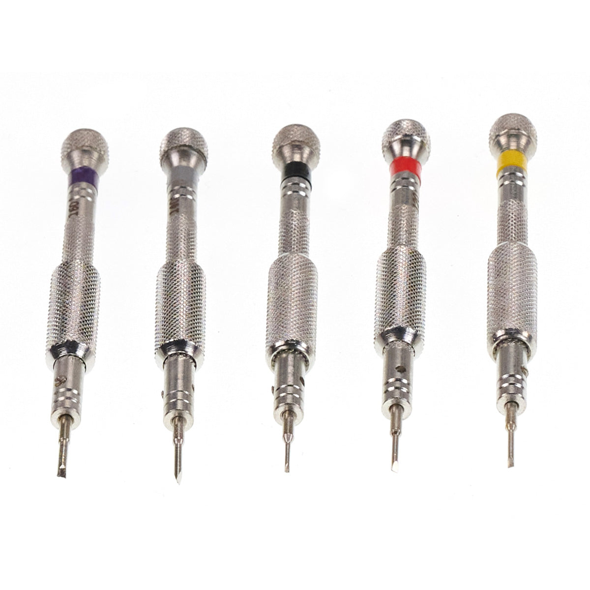 Drum Barrel Premium Hardened Watchmakers Screwdrivers Set Watch Repair Tools x5