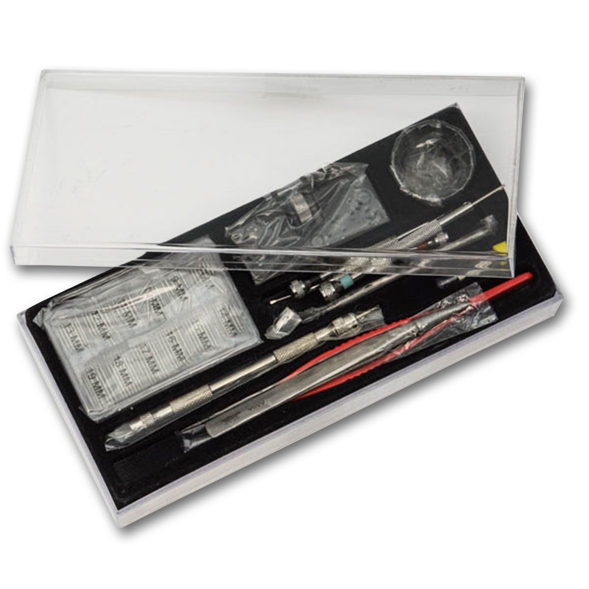 Euro watchmakers tool kit watch repair tools kit case back remover screwdrivers