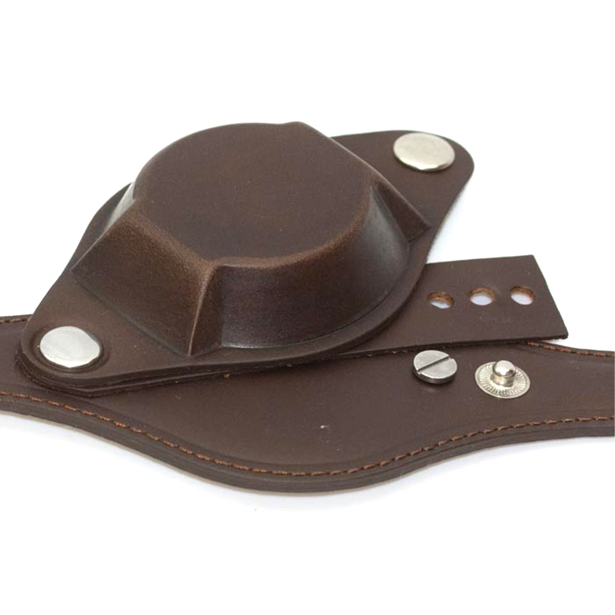 PREMIUM MILITARY LEATHER STRAP & COVER 20mm black brown watch straps cuff army