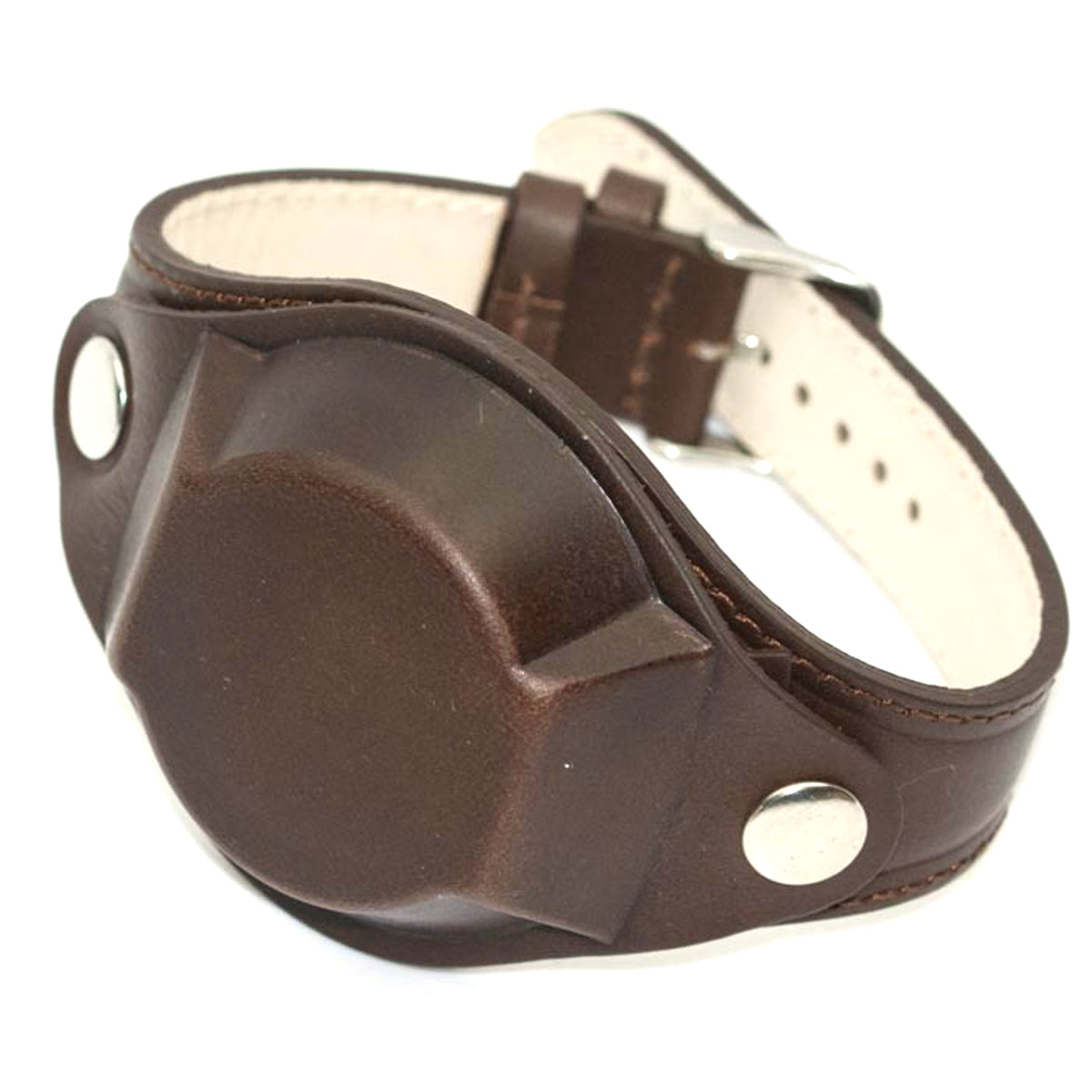 PREMIUM MILITARY LEATHER STRAP & COVER 20mm black brown watch straps cuff army