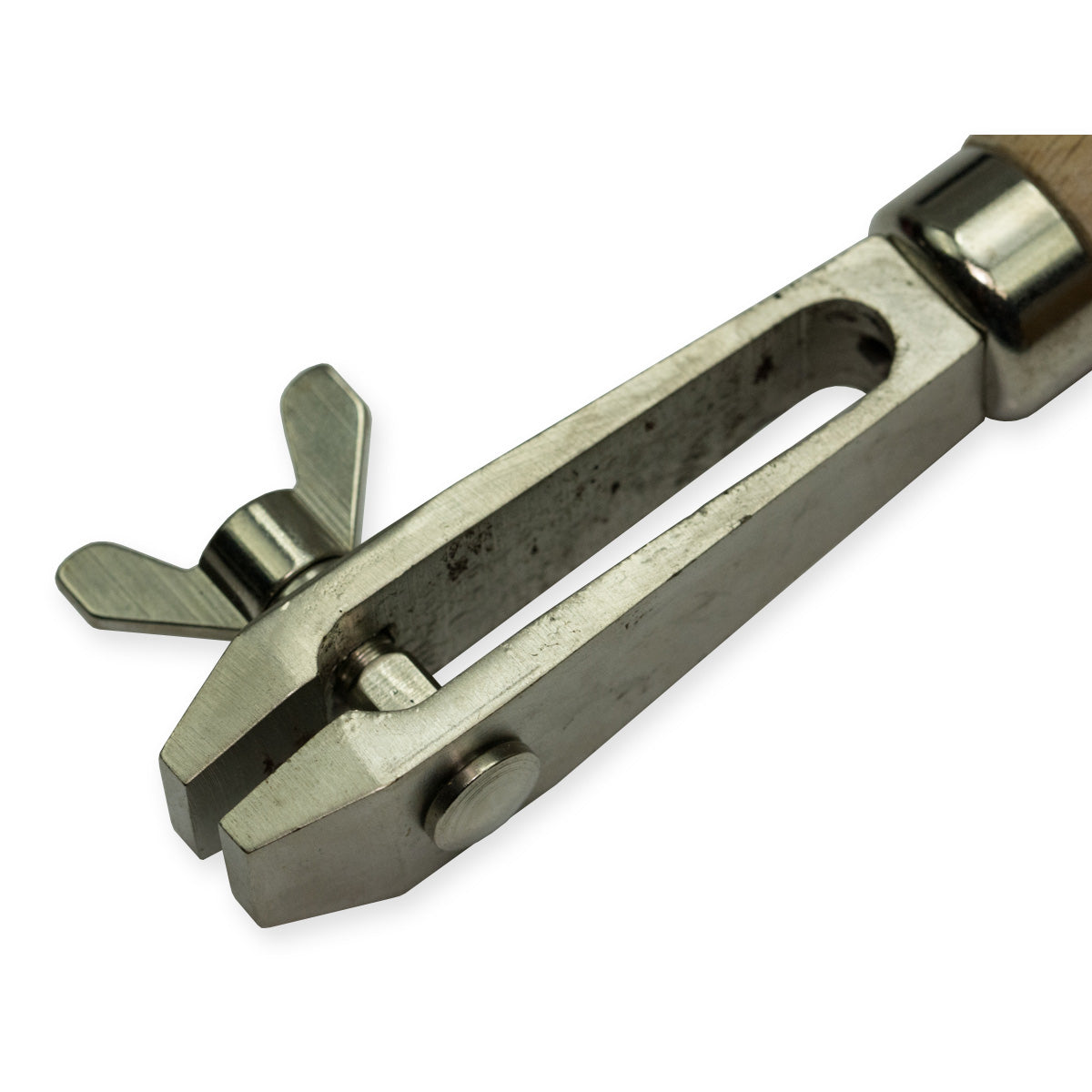 Wire Twisting Hollow Hand Vice Steel 4 Small Part Wires Craft Wooden Wood Handle