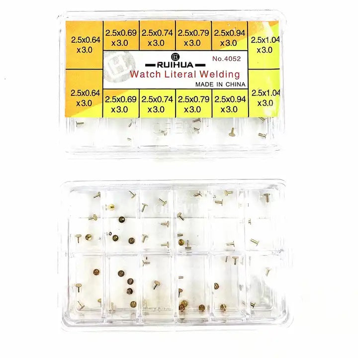 36x SIZED Copper Watch Dial Feet Assortment Spares Repairs Parts Watchmaker New