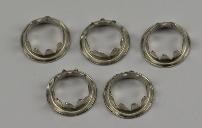 STEEL SILVER COLOUR Clock Grommets Dial Key Hole Collets 10mm Old Antique Clocks