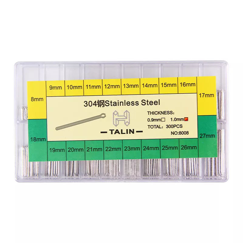 300x Split Pin Bars Watch Bracelet Straps Fixing Steel Link Pins bar Cotter New