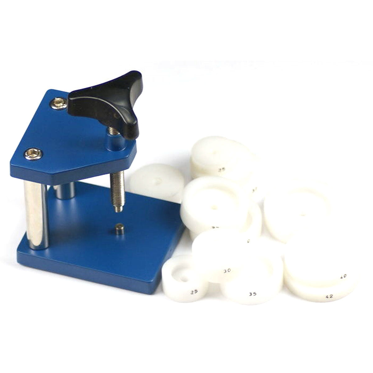 Case & crystal micro small press 12 dies watchmakers watch back closing tool NEW