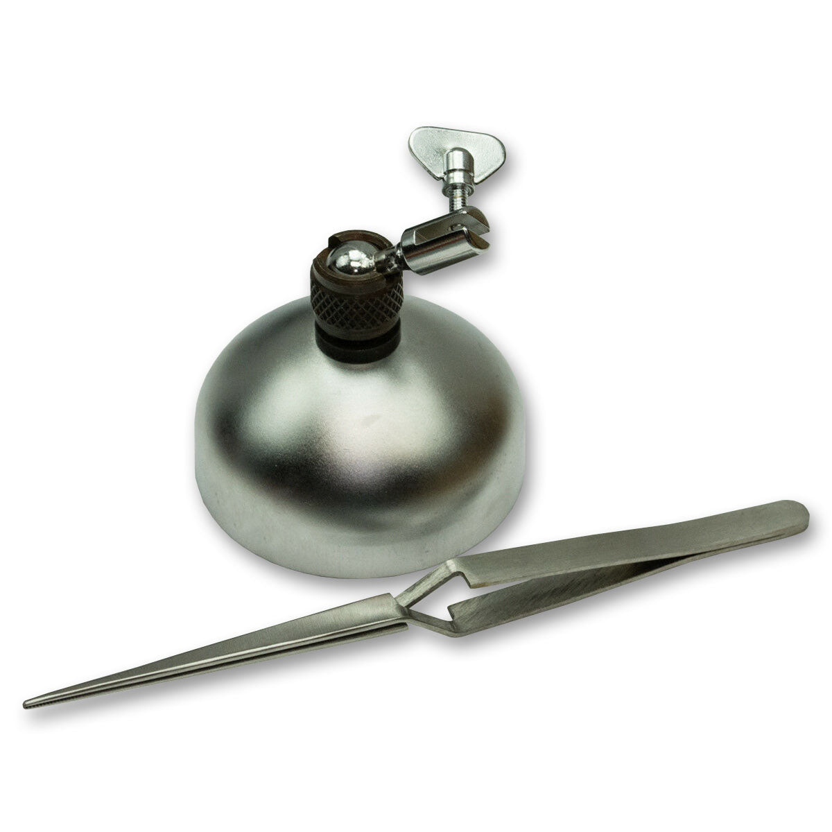 Third hand adjustable tweezers holder stand base negative locking tweezers 3rd