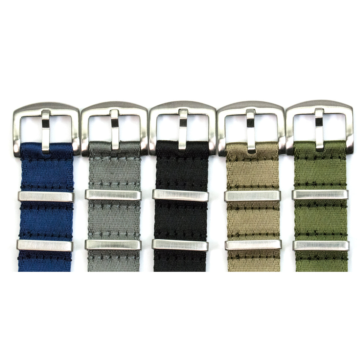 TOUGH Seat Belt Strap Military Watch Mens Nylon Army 18mm 20mm 22mm