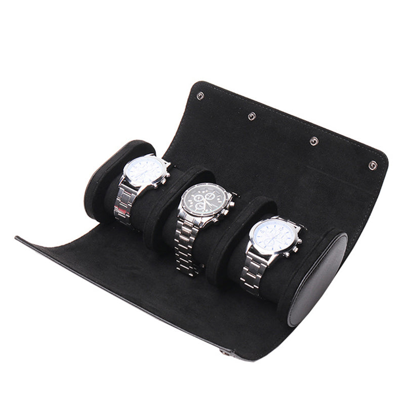 Watch Case Box Holder PU Leather Storage Organizer Jewelry Gift Box 1 2 3 Slot