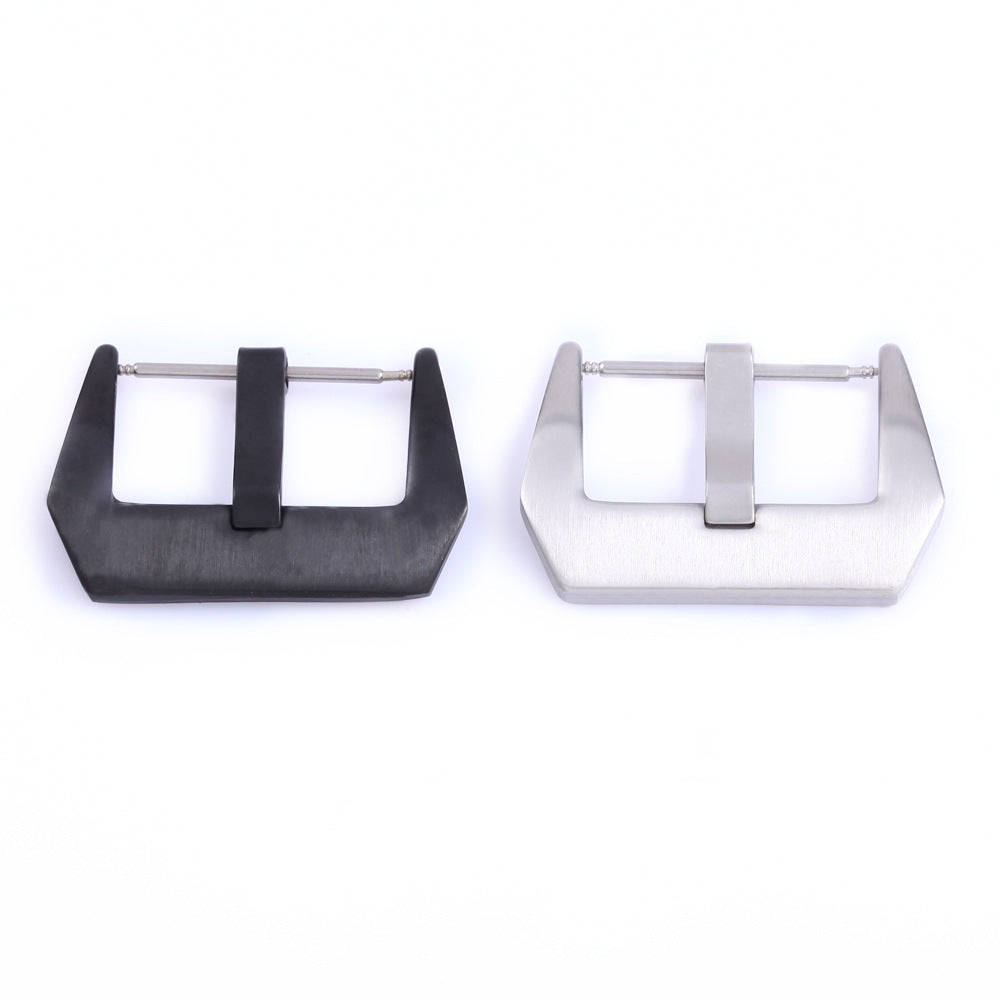 Steel Black Silver Watch Buckle For Panerai Pam polished brushed PVD 18mm - 26mm