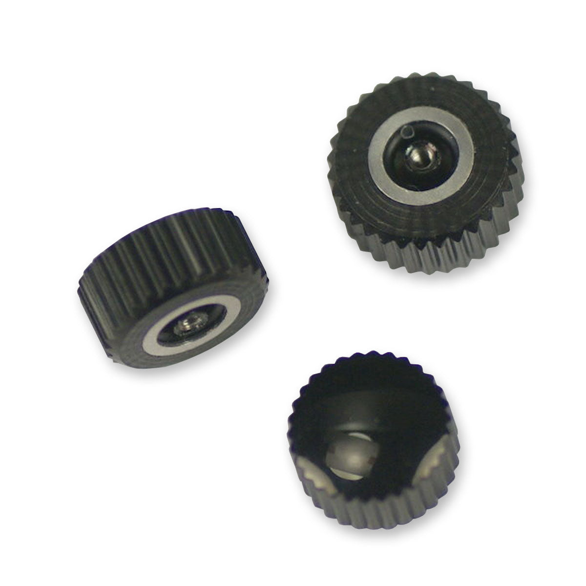 Black steel watch crowns waterproof replacement Various crown sizes watchmakers