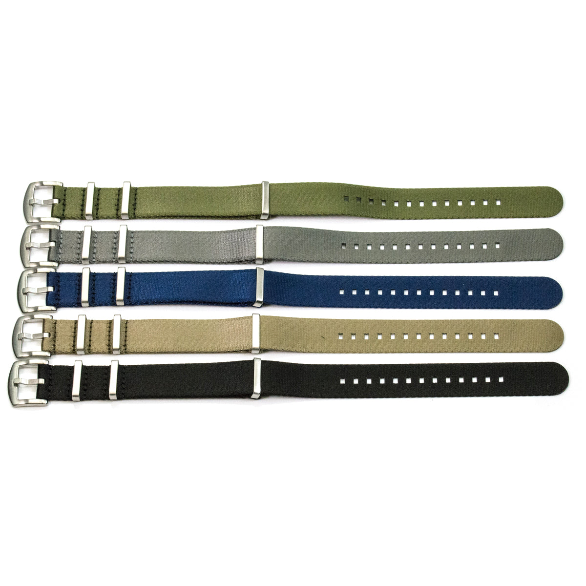 TOUGH Seat Belt Strap Military Watch Mens Nylon Army 18mm 20mm 22mm