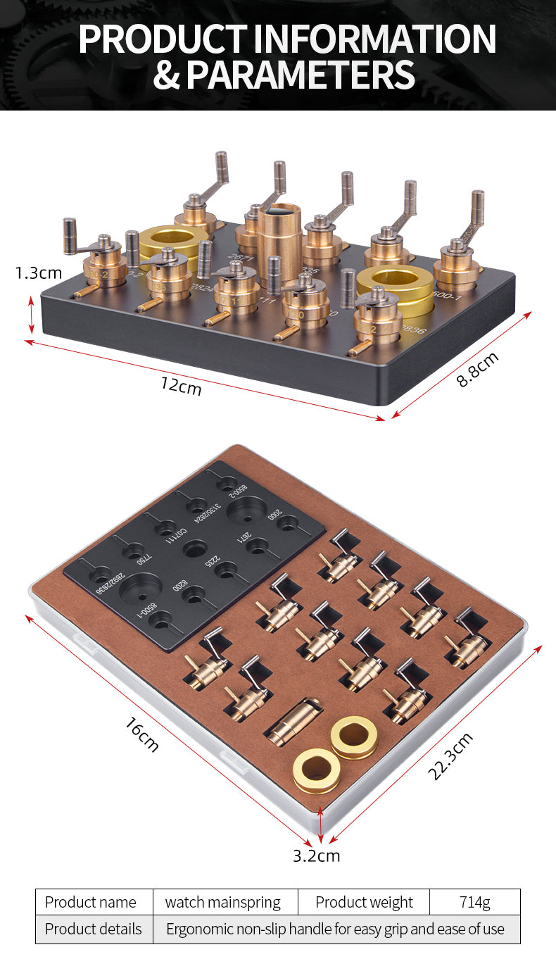 Watch Mainspring Winding Barrel Tool Release Let Down Spring Winder Repair 7750
