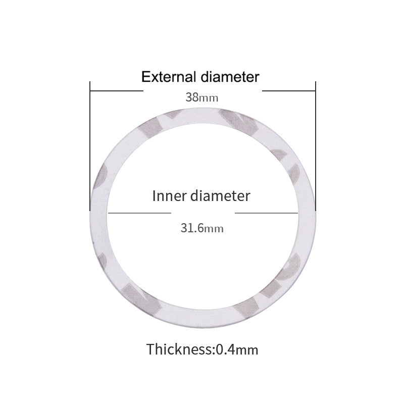 Bezel Insert Adhesive Fitting 3M Stickers Rings 38mm x 31.6mm Or 33mm x 28.5mm