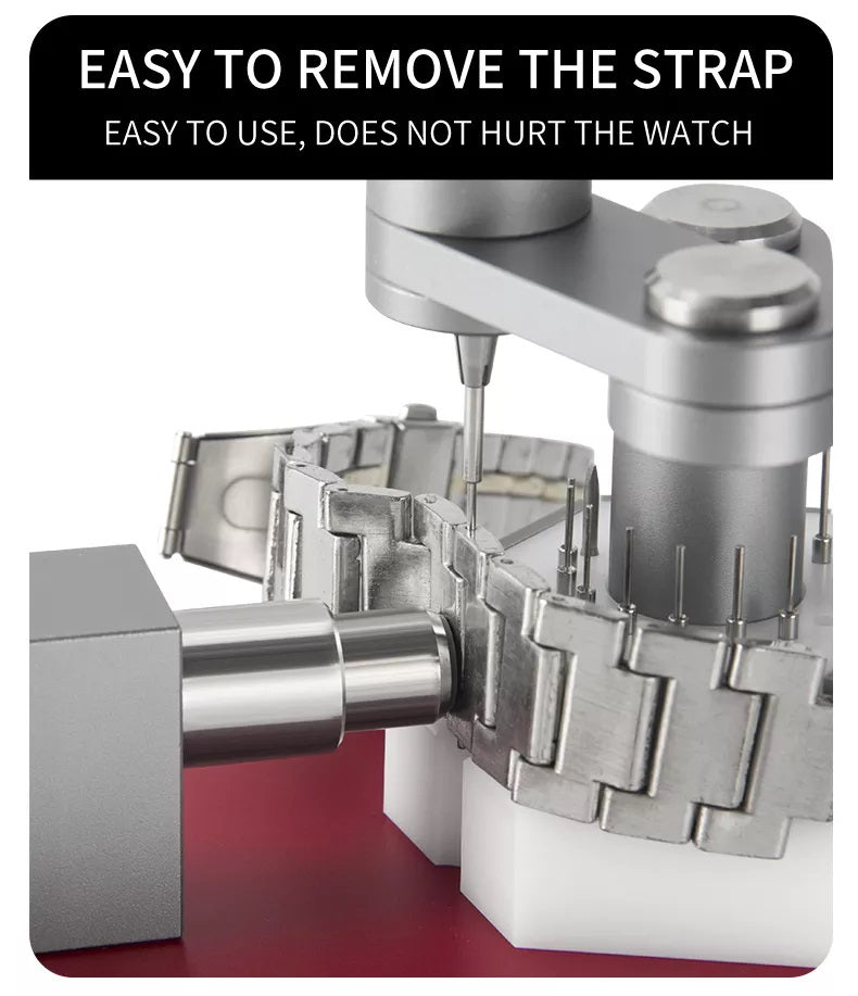 Pro Metal Watch Band Strap Link Pin Remover Repair Tool Kit Watchmakers Remover