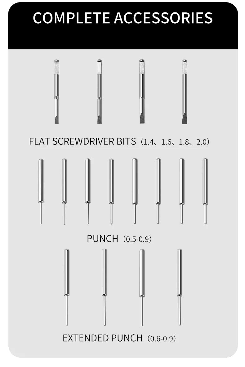 Pro Metal Watch Band Strap Link Pin Remover Repair Tool Kit Watchmakers Remover