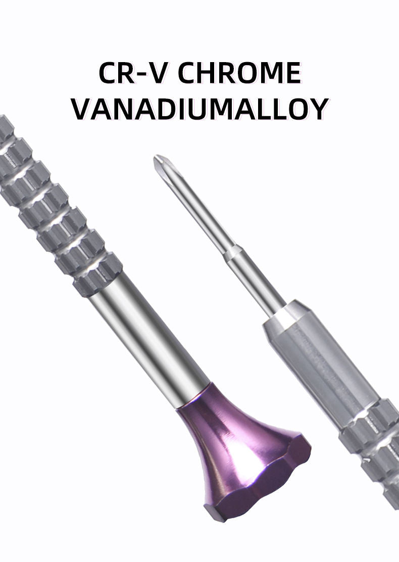 Professional Watchmakers Screwdrivers Set 9 & Base Watch Repair Hard Steel Tools