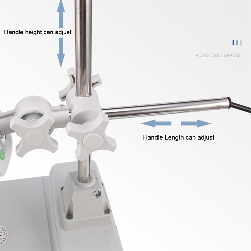 Pro Watchmakers 20x Magnifying Desk Lamp Cover LED Light Glass Magnifier Loupe