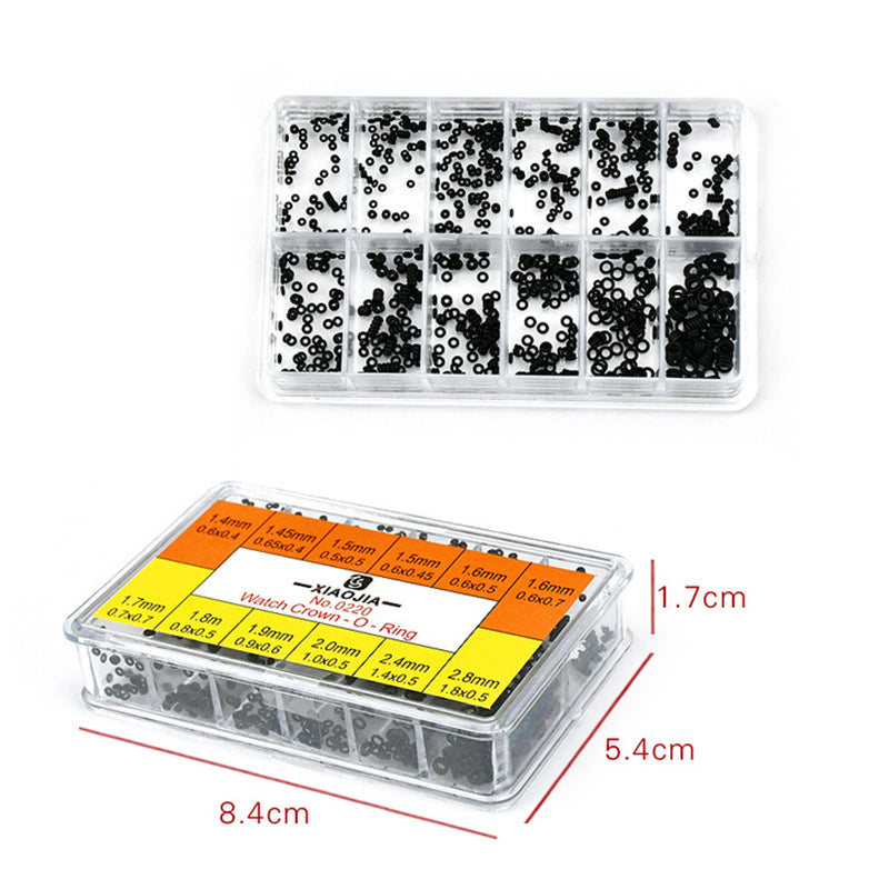 Watch Crown O Rings Gasket Set Small Rubber Seal Washer Waterproof Repair Diving