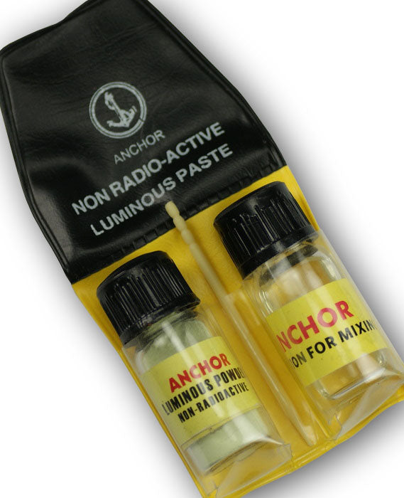 LUMINOUS PASTE KIT diy lume watch hands watchmakers lume glow watches hand dial