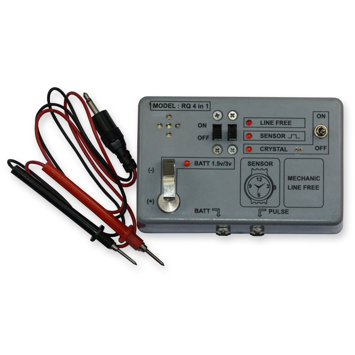 Quartz WATCH TESTER 4 in 1 line release cell test circuit/pulse watchmakers tool