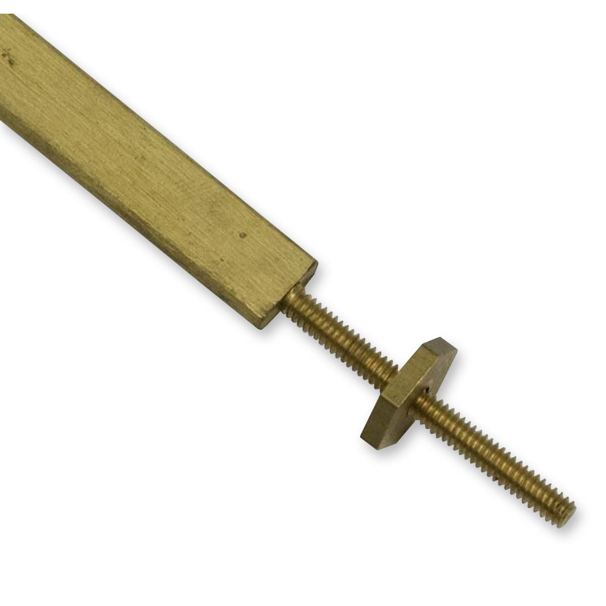 Brass long case clock pendulum screw for1/8 rod suspension longcase clockmakers