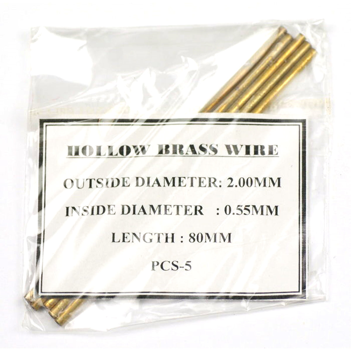 5x Brass hollow bushing wire clock repairs clockmakers parts spares new bush new