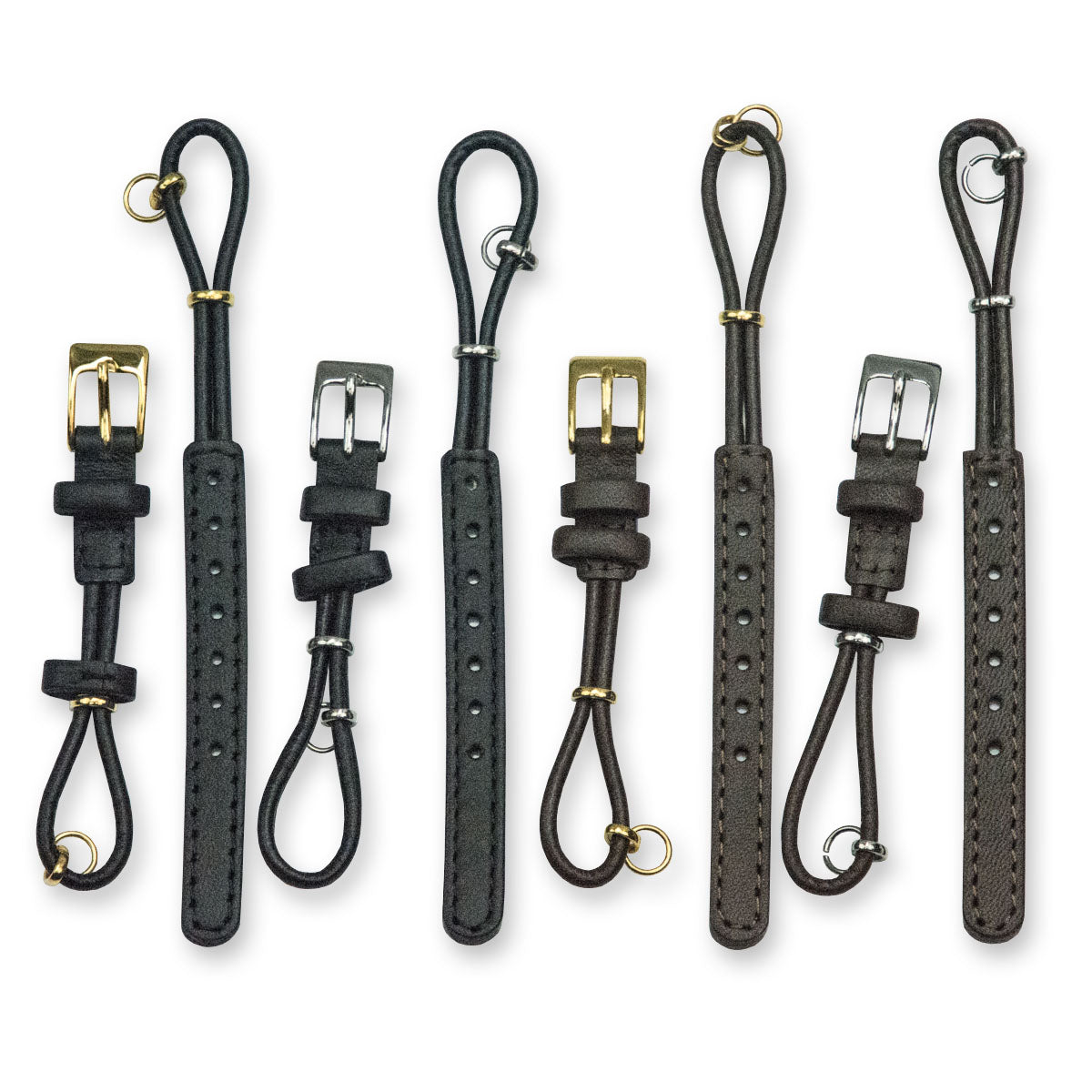 Genuine calf leather Cordette butterfly ladies watch strap replacement ring end