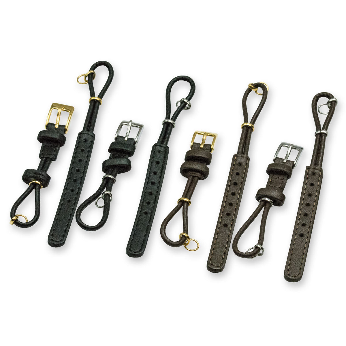 Genuine calf leather Cordette butterfly ladies watch strap replacement ring end