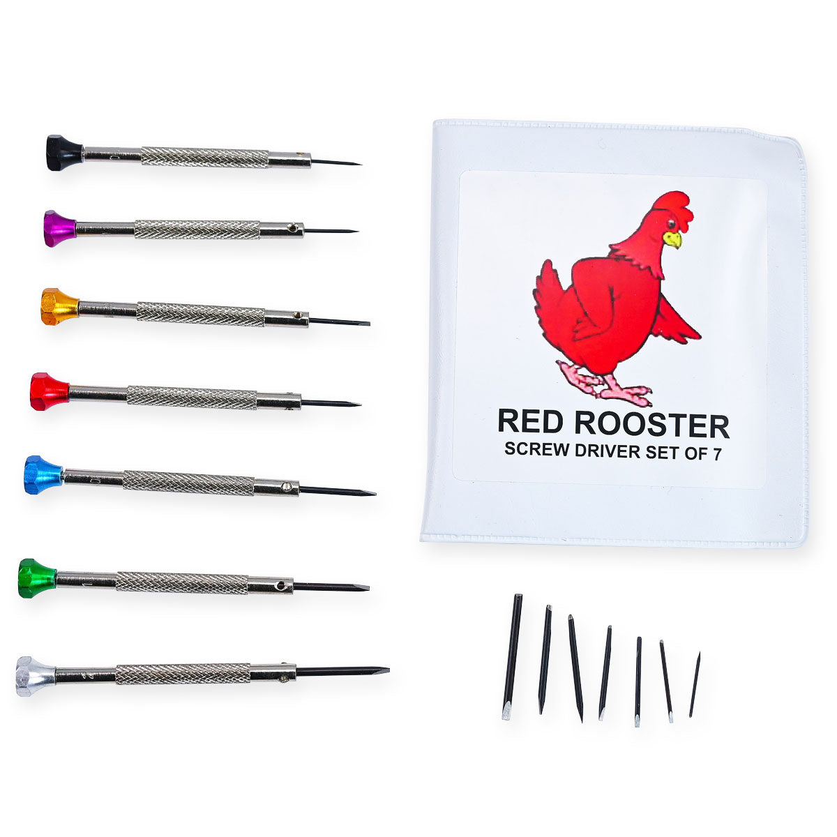 QUALITY Watchmakers Screwdrivers Set x7 Watch Repair Tools Kit SPARE BLADES New