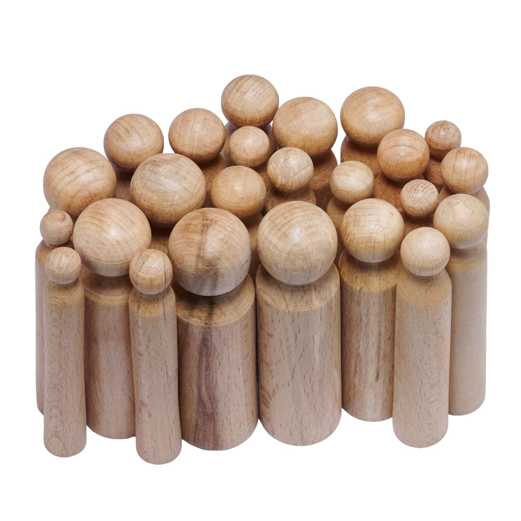 Wood doming dapping punches set x24 wooden forming tool shaping jeweller 11-24mm