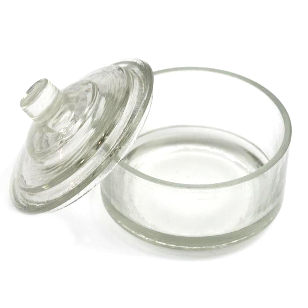 3" Benzene & alcohol solutions glass cup container large watch repair watchmaker