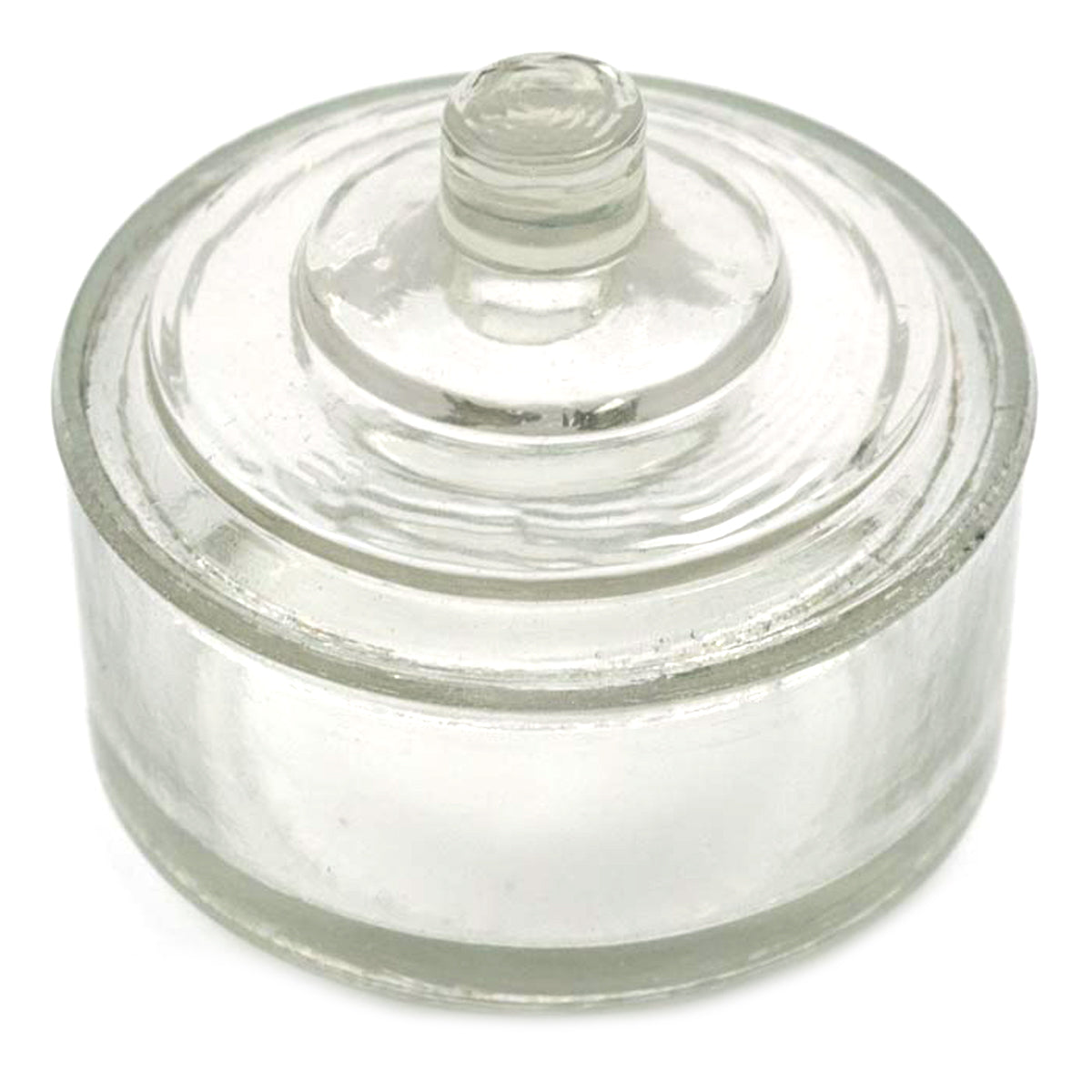 3" Benzene & alcohol solutions glass cup container large watch repair watchmaker