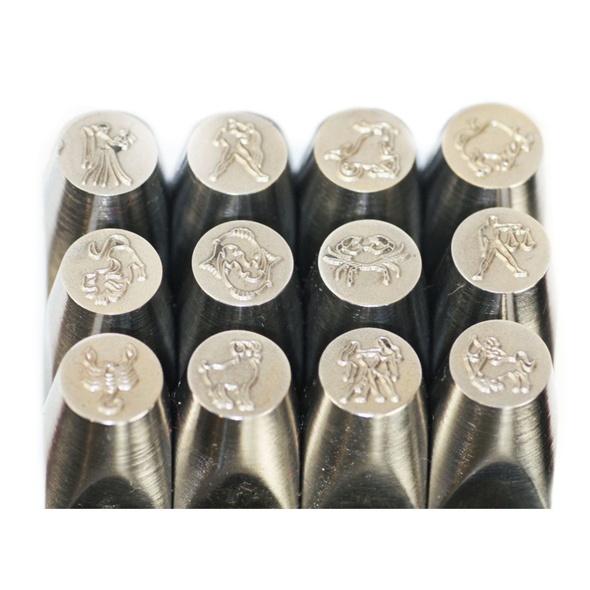 Large Zodiac 11mm Star Sign Punches Tools Jewellery Craft Metal Punch Stamps New