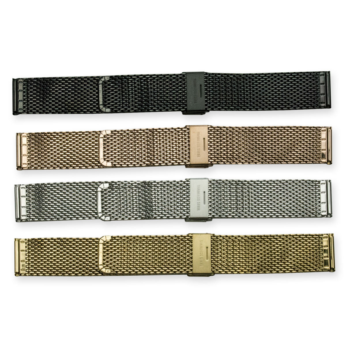 XL Long Shark Mesh Watch Strap Bracelet Milanese Steel Extra large XXL 18 - 22mm