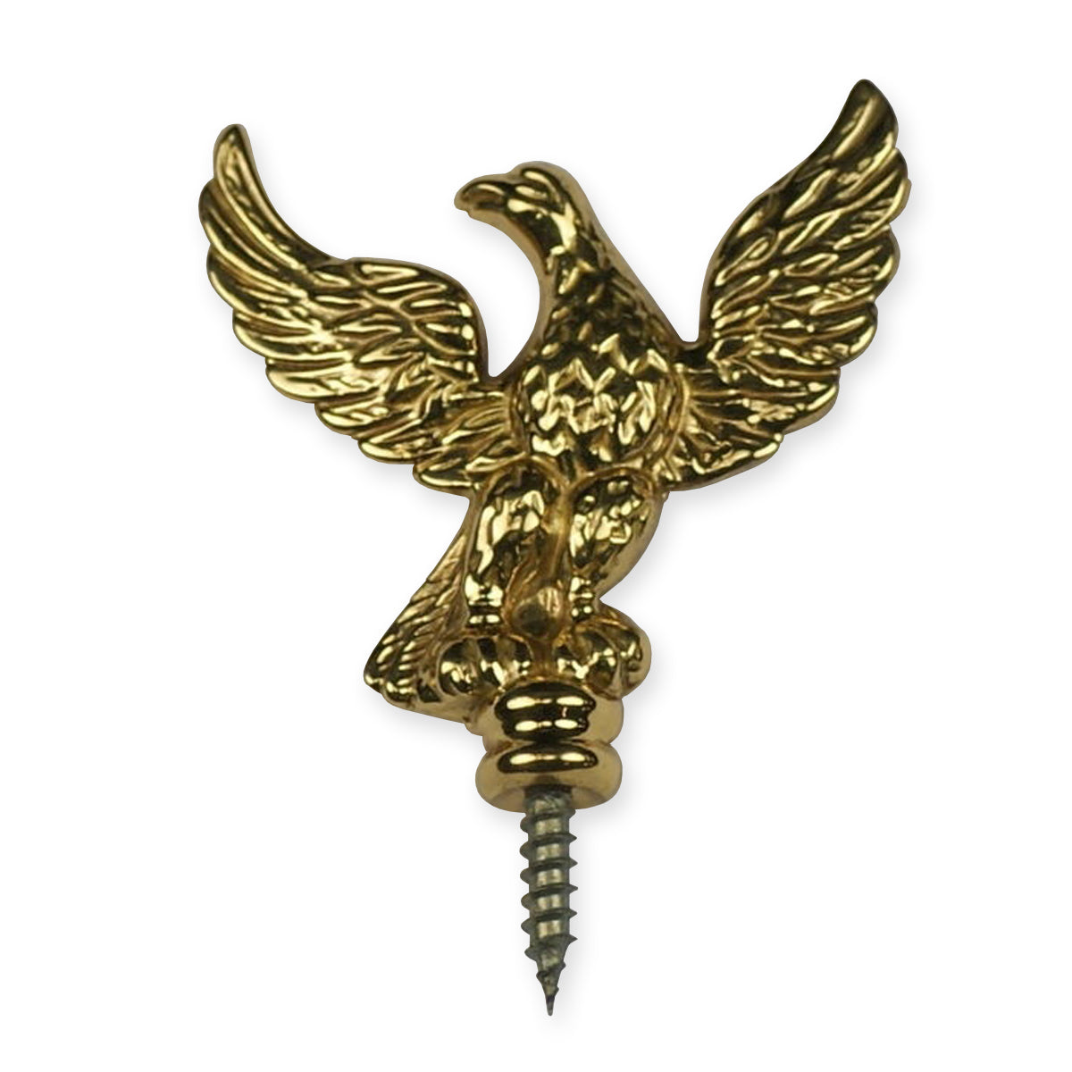 Clock Eagle Finial Brass Fixed Screw Long Case Mantel Wall Grandfather Ornament