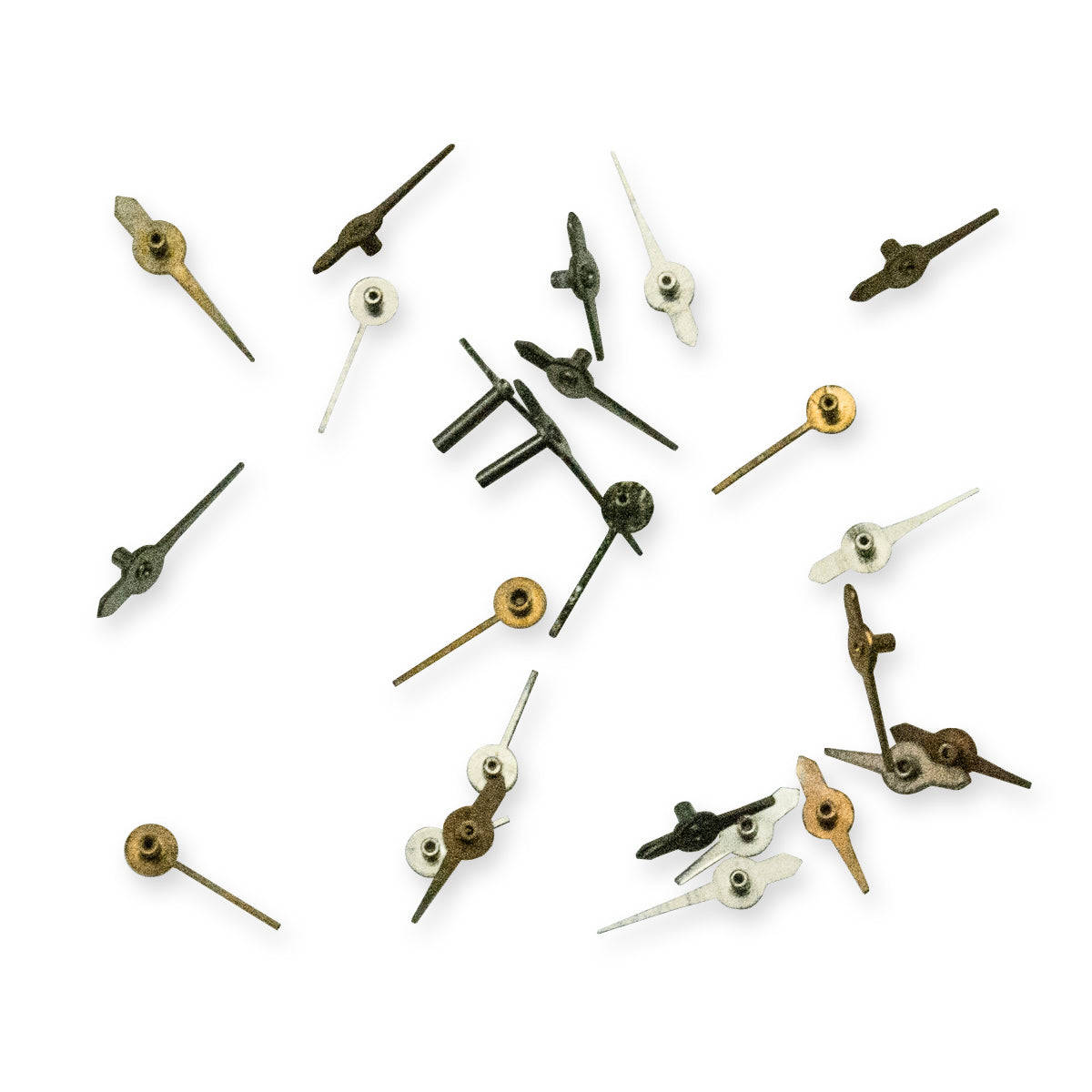 25x Small Seconds Sub Dial Chronograph Watch Hands Watchmakers Repairs Parts New