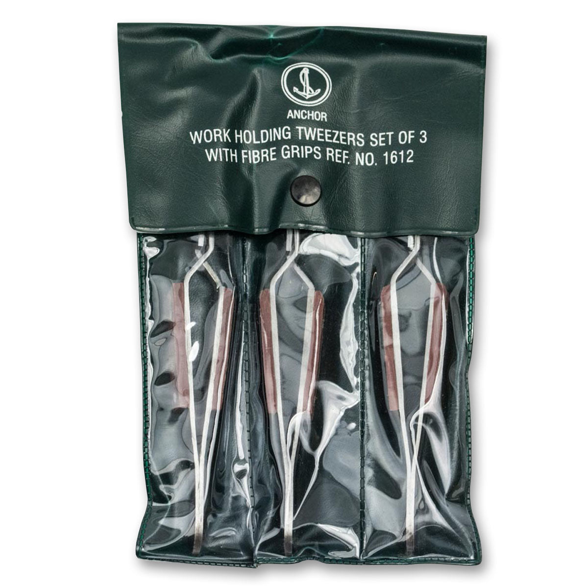 Work holding tweezers negative locking press holds round square shapes tool set