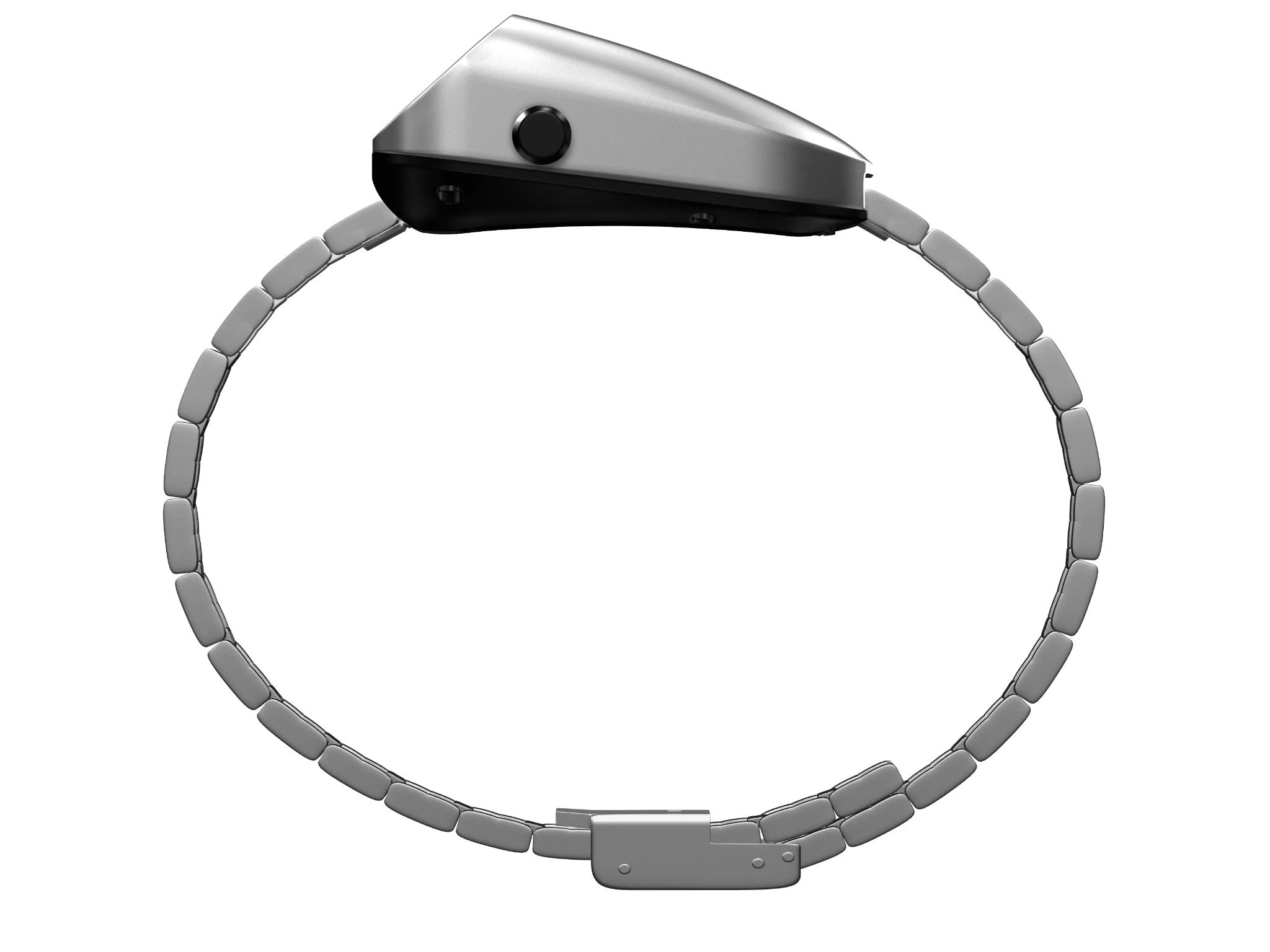 Mens Watch Cyber Retro Like Vintage 70's 80's LED Space Steampunk Tank Computron