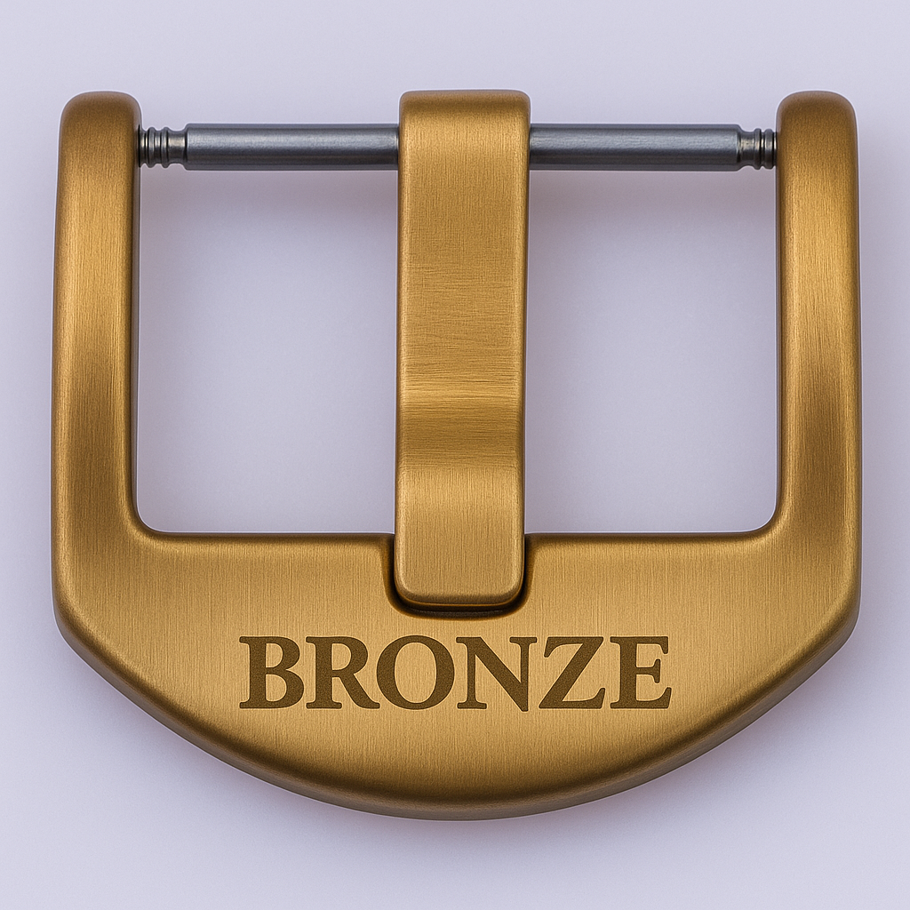 Watch Buckle Custom SOLID BRONZE 20mm - 26mm Homage Replacement Mens Clasp New