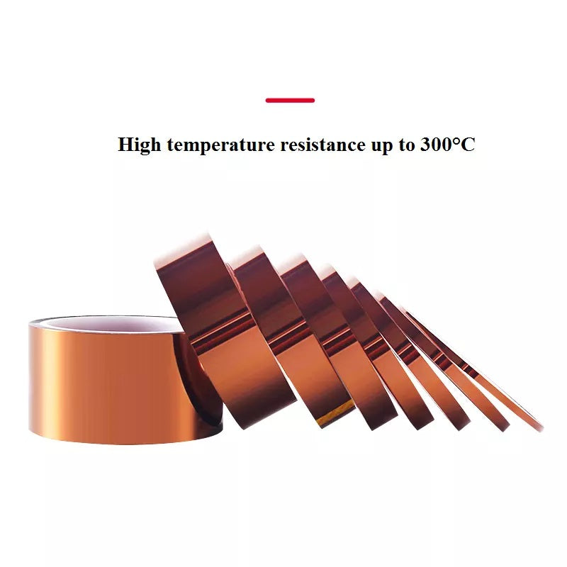 Kapton Polyimide Tape Heat Resistant Adhesive Insulation Watch Polishing Film