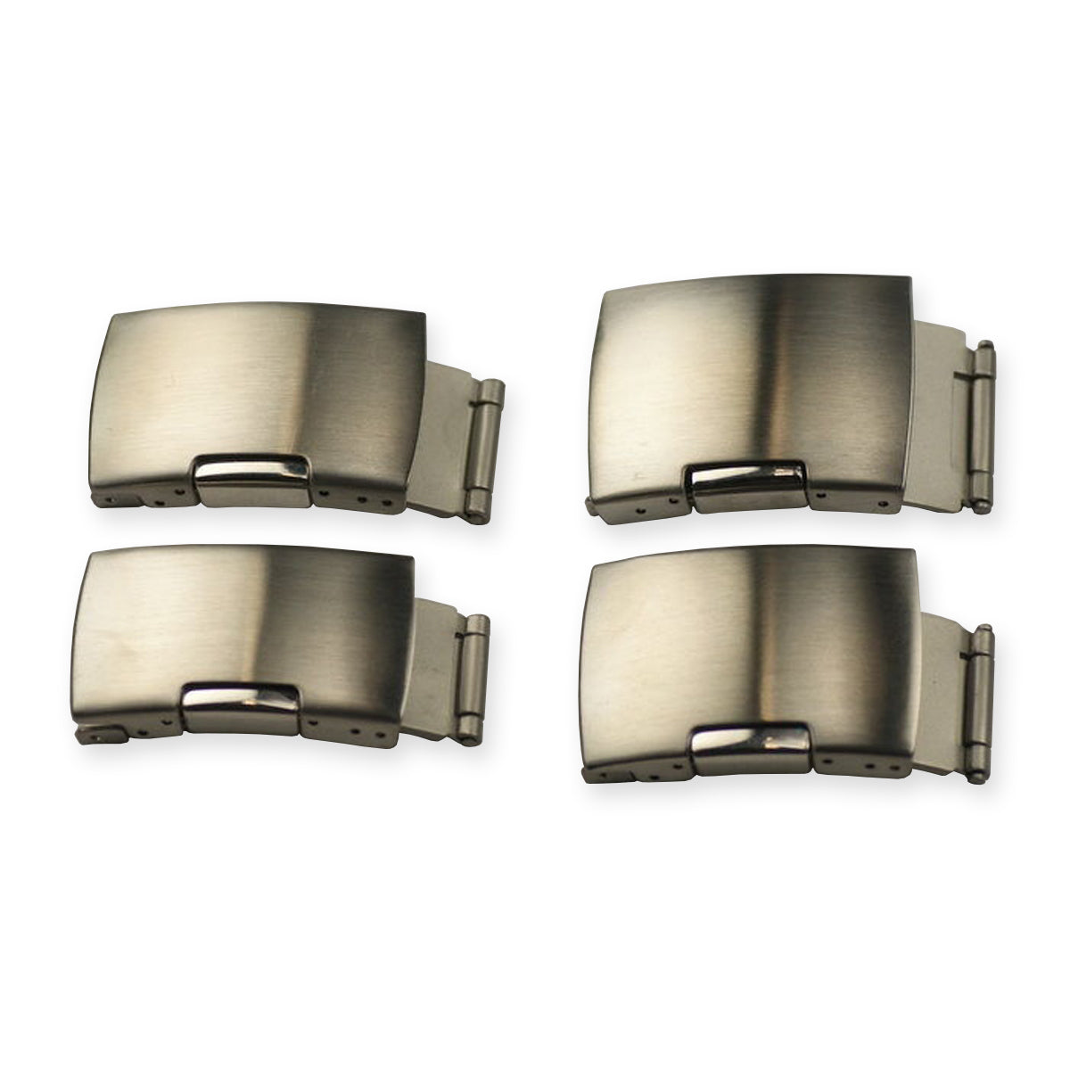 Watch strap deployment buckle Clasp Push Button Steel Fit strap band bracelet