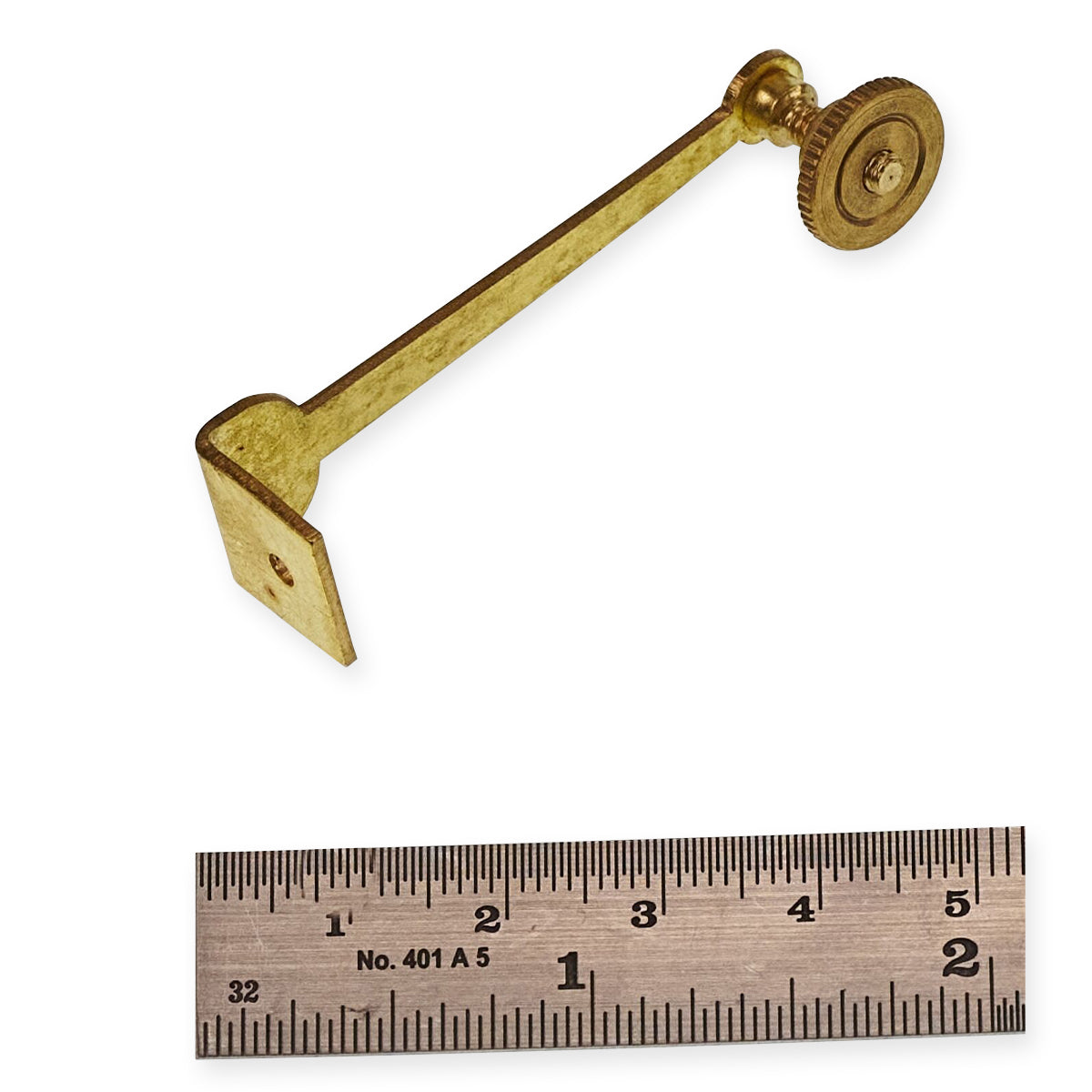 New Brass French Clock Bell Holder Stand & Nut Clockmakers Fitting Repair Parts