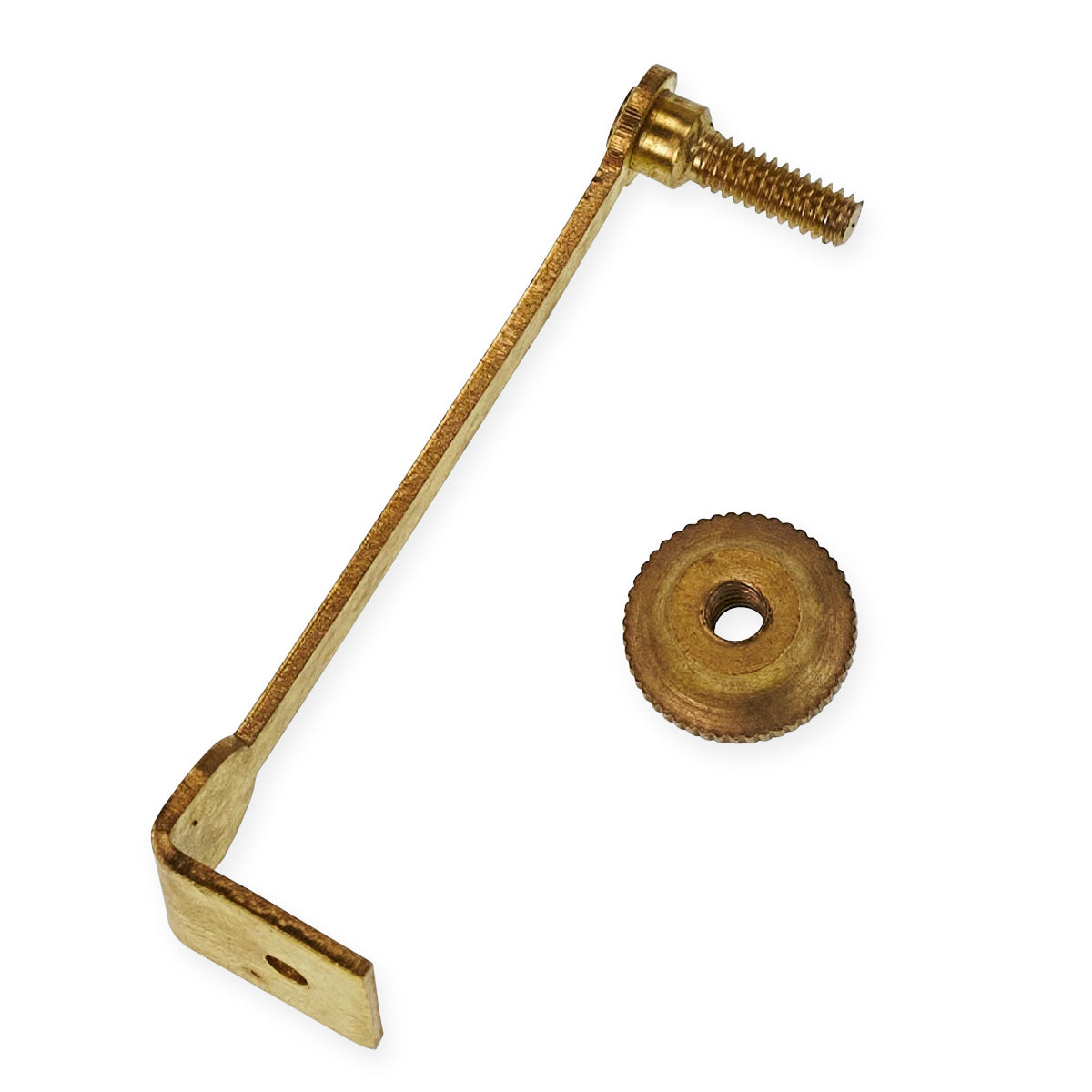 New Brass French Clock Bell Holder Stand & Nut Clockmakers Fitting Repair Parts