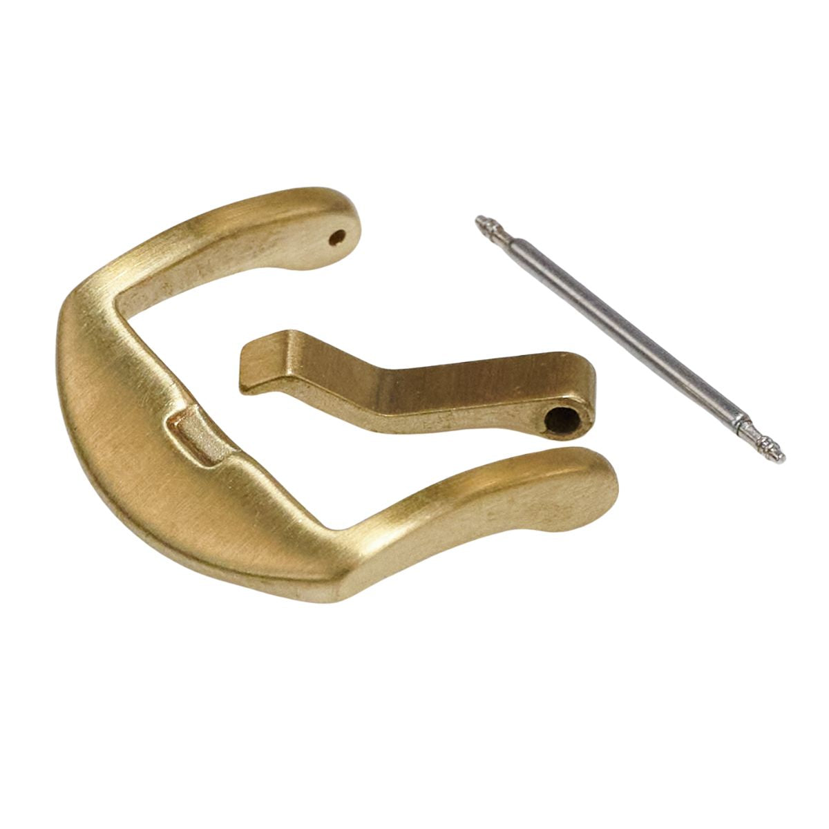 SOLID BRONZE Curved Watch Strap Buckle Spring Bars Clasp 18mm 20mm 22mm 24mm NEW