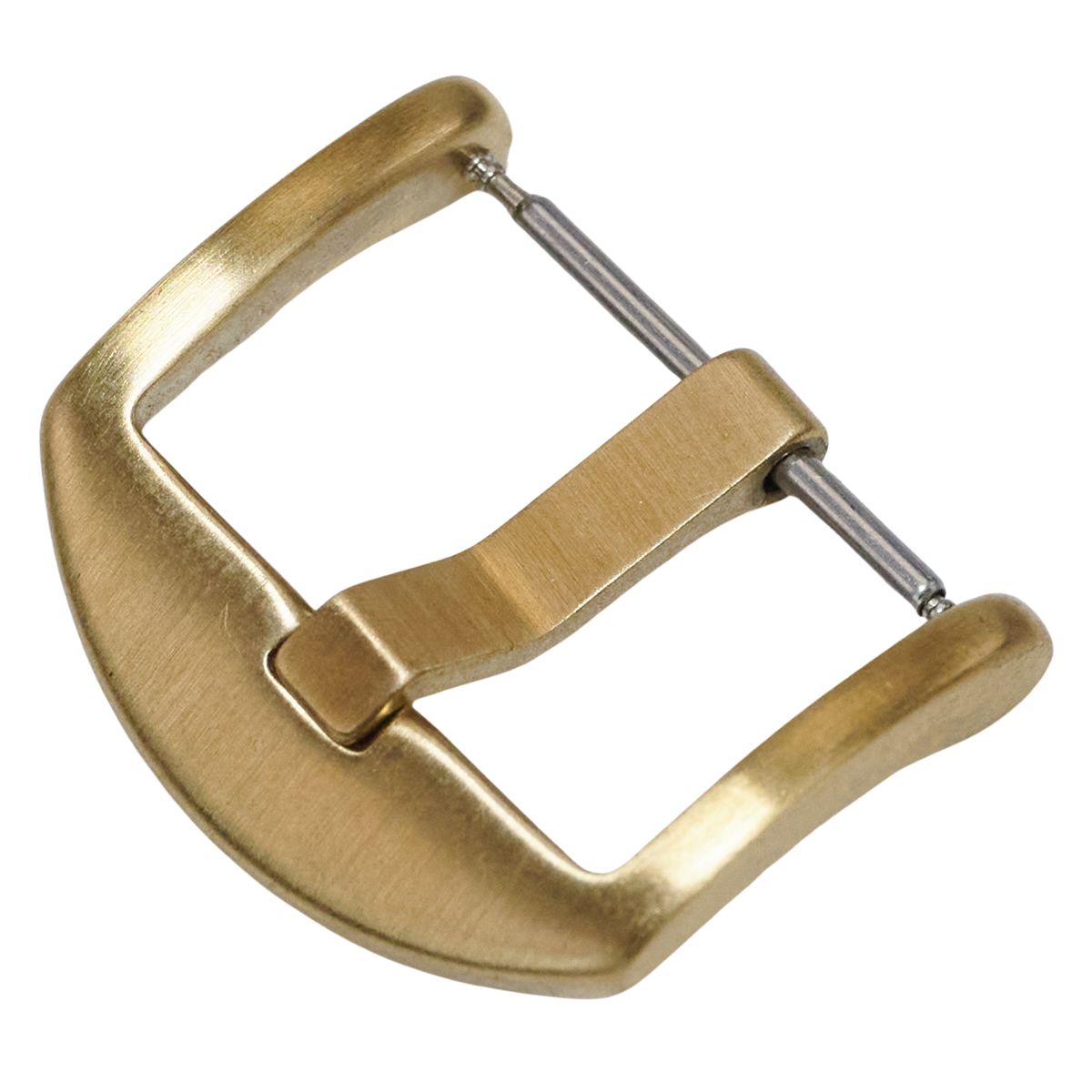 SOLID BRONZE Curved Watch Strap Buckle Spring Bars Clasp 18mm 20mm 22mm 24mm NEW