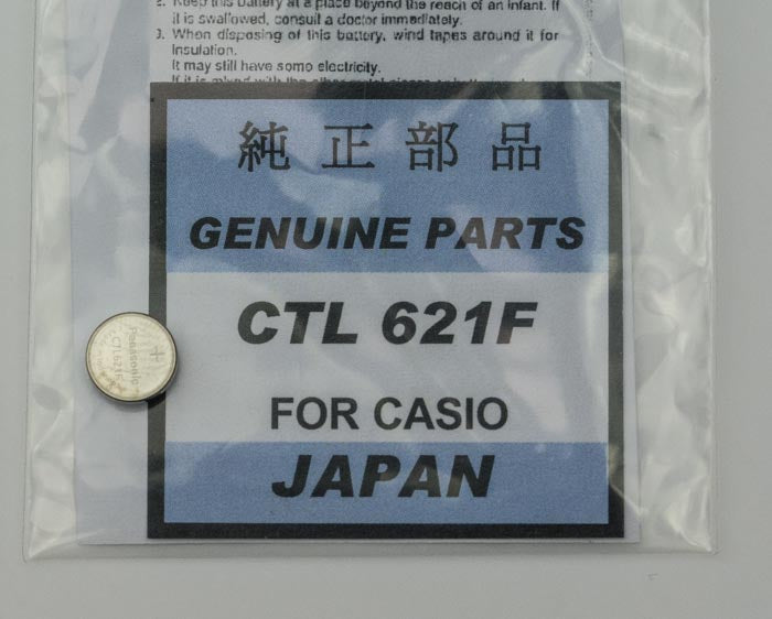 Casio lithium watch Capacitor CTL 621F rechargeable battery new stock batteries