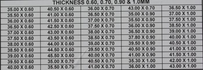 Pro watch large gaskets silicon o ring by size case back sealing washers 35 - 43